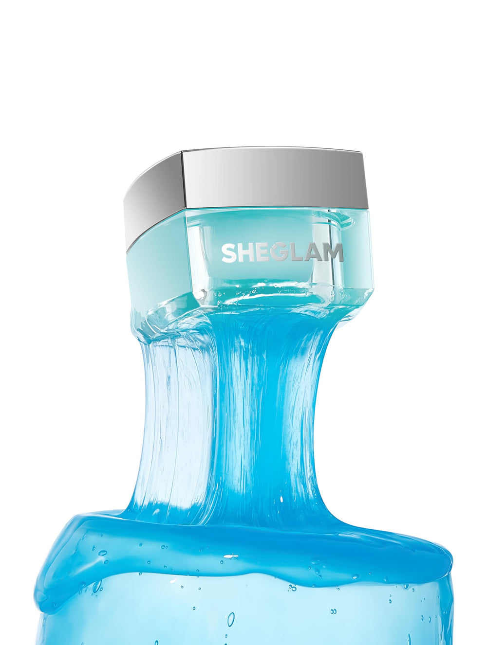 SHEGLAM HydroSlime Primer jar closeup shows jelly texture for hydrated skin.