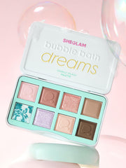 SHEGLAM Sparkle Splash Palette swatch collection shows wearable glow and shimmer variations.