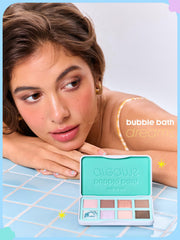 SHEGLAM Sparkle Splash Palette dreamy colors convey an ethereal vibe for daytime wear.