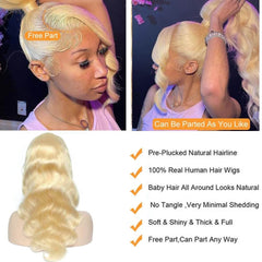 ShengCai 613 wig 200 density close-up ready for curling, straightening, and styling.