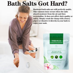 Shibarcle Sitz Bath bottle close-up highlighting essential oils aroma