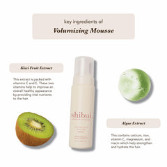 SHIBUI Volumizing Mousse enhances shine and color radiance