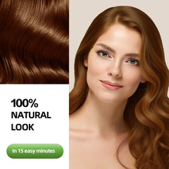 SHIHUANUO Chestnut Brown-foam-lather provides gentle cleansing with color deposit