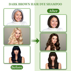 SHIHUANUO hair dye shampoo at-home application scene demonstrates simple color routine