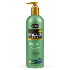 ShiKai Borage Therapy Dry Skin Lotion bottle offering long-lasting hydration for dry skin.