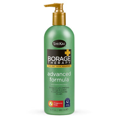 ShiKai Borage Therapy lotion jar front showing fragrance-free hydration for sensitive skin