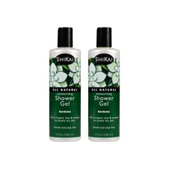 Shikai daily moisturizing shower gel gardenia bottle showcases premium lather for hydrated skin