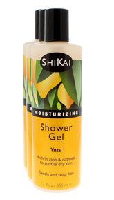 ShiKai Daily Moisturizing Shower Gel Yuzu bottle gentle daily cleanse for dry skin
