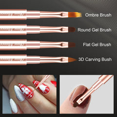 Shine Chance double-ended liner brushes deliver fine lines for nail art.