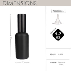 Shining Craft 50ml glass bottle—compact home bar essential.