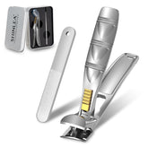 SHINLEA nail clippers with catcher keep nails tidy during trimming