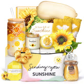 ShinnyWis sunflower self-care box showcases thoughtful birthday surprise and spa-ready touches