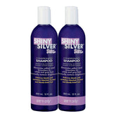 Shiny Silver Shampoo Ultra Conditioning bottle displaying hydrating formula for dry hair