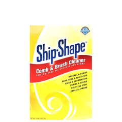 Ship-Shape Comb and Brush Cleaner bottle for quick cleaning of brushes and combs.