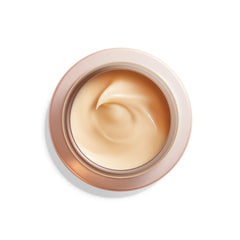 Shiseido Benefiance tub label visible as part of evening skincare routine.