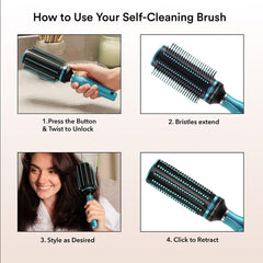 Shop LC travel-friendly roller brush—compact design for on-the-go grooming.