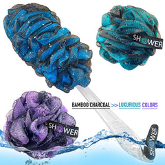 Shower Bouquet 17 inch back scrubber reaches the back for full cleansing