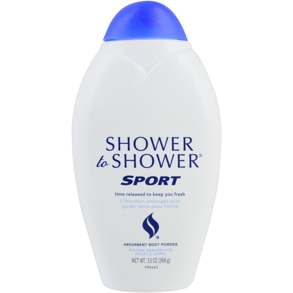 Shower To Shower Body Powder Sport bottle front after-workout refresh