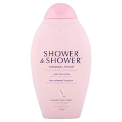 Shower To Shower Original Fresh fragrance time-release for all-day freshness.