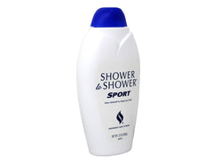 Shower To Shower packaged four bottles emphasizes value for daily use