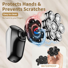 SHPAVVER head shaver detachable-cleaning for easy deep-clean after use.