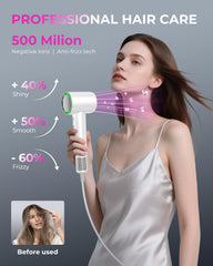 SHRATE nozzle attachment enabling precise styling and focused airflow