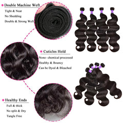 Shuangya Hair Brazilian virgin bundles 26in offer full-volume look