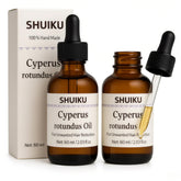 SHUIKU Cyperus Rotundus Oil bottle front for smoother post-removal skin
