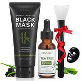 SHVYOG blackhead mask application brush in use for even coverage