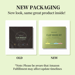 SHVYOG green tea clay mask jar detox and clearer pores