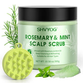 SHVYOG rosemary scalp scrub bottle ready-to-use exfoliation for oily hair