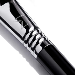 Sigma Beauty E55 fibers close-up emphasize vegan hypoallergenic bristles that minimize product absorption.