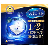 Silcot Uruuru sponge facial cotton packaging shows premium Japanese quality for daily skincare.