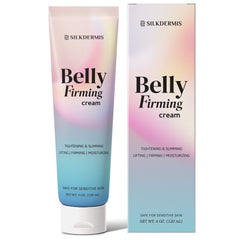 SILKDERMIS B Flat Belly Firming Cream tube front for firmer-looking skin