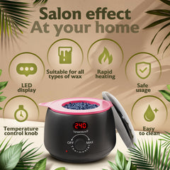 SilkenGlow wax kit skin types illustrates comfort for all skin types.