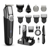 SilkGlow 5-in-1 beard trimmer enables easy beard shaping and all-in-one grooming.