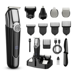 SilkGlow 5-in-1 beard trimmer enables easy beard shaping and all-in-one grooming.