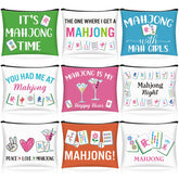 SilTriangle mahjong cosmetic bags 9pcs set ready for organized travel makeup storage