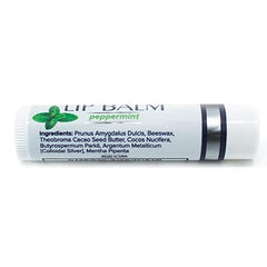 Silver Miracles balm with peppermint delivers a cooling sensation for refreshing lip care.
