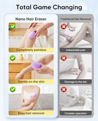 SILVLF Crystal Hair Eraser used on arm for smooth skin.