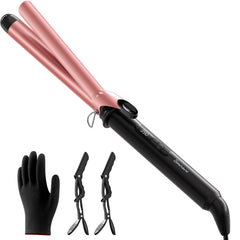 SimerSure curling iron 1 inch barrel heats quickly for fast styling