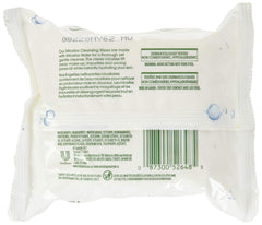Simple Micellar Makeup Remover Wipes application close-up showing gentle makeup lifting