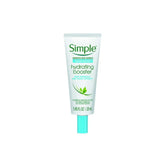 Simple Water Boost Hydrating Booster bottle pack-2 shown for daily hydration on dry skin.