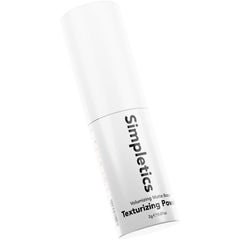 Simpletics Texturizing Powder open to show contents and texture.