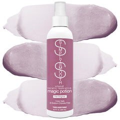 SIMPLY SMOOTH Magic Potion original bottle for detangling and hydration.