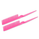 SIMPOR rose pink 3-row hair comb detangling tool for smooth everyday use.