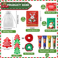 SIMSHOTUS Christmas spa set eye masks for soothing under-eye care