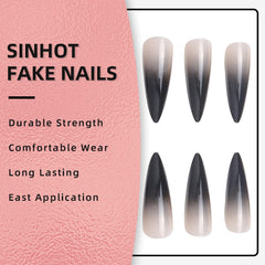 SINHOT easy-application guide showing a 20-second press-on method.
