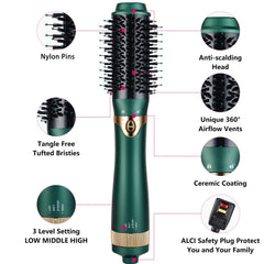 Sinperne 25mm curling brush head for defined, bouncy curls
