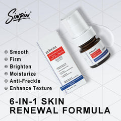 SINPIN aobenz application on forearm demonstrates daily-use spot correction.